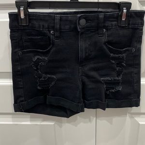 High-Rise Midi Shorts